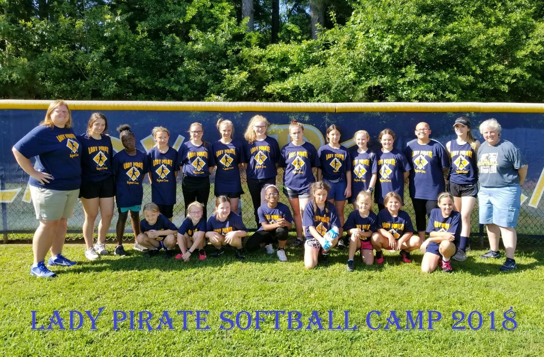 Lady Pirate Softball Camp 2018